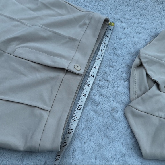 NWT- COMMENSE Button Front Halter Neck Backless Vest Blazer With Skirt Set - Picture 10 of 11